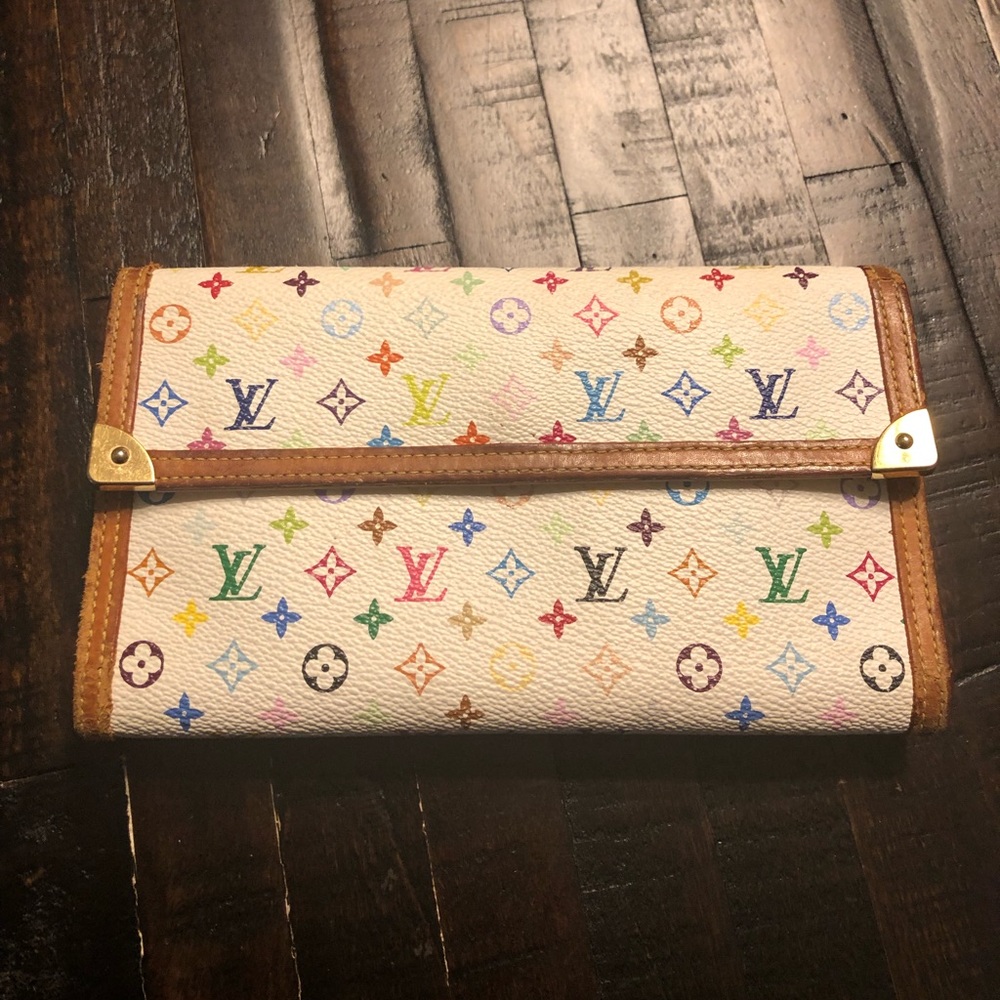 Louis Vuitton multicolor long wallet